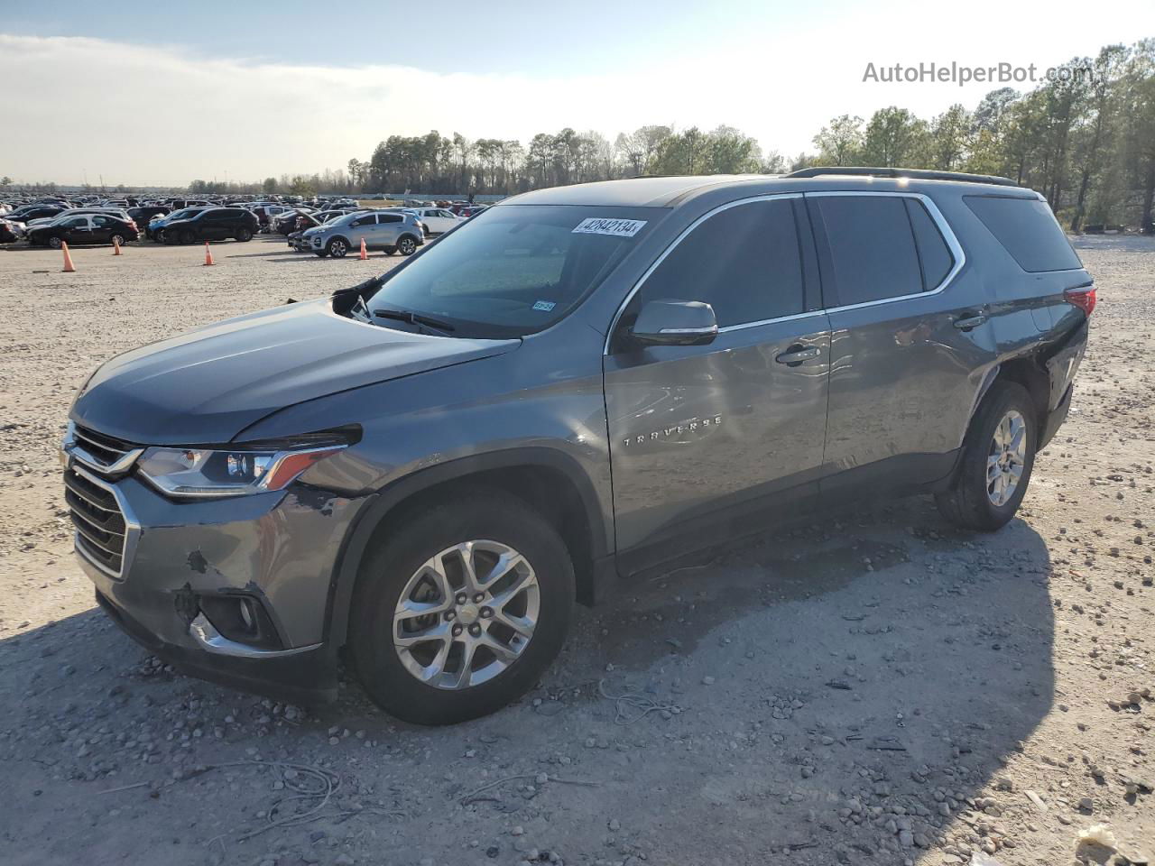 2020 Chevrolet Traverse Lt Gray vin: 1GNERGKW1LJ215608