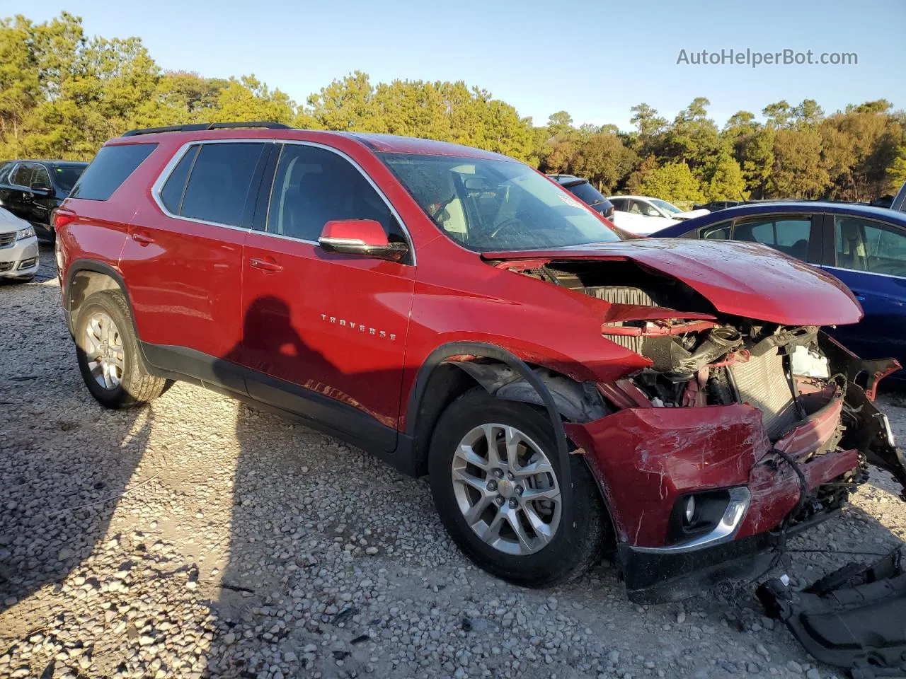 2020 Chevrolet Traverse Lt Красный vin: 1GNERGKW2LJ286252