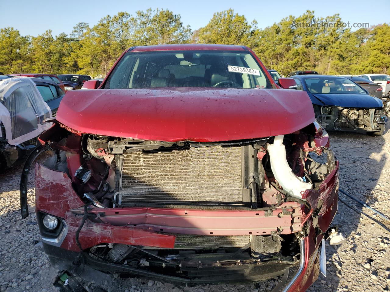 2020 Chevrolet Traverse Lt Red vin: 1GNERGKW2LJ286252