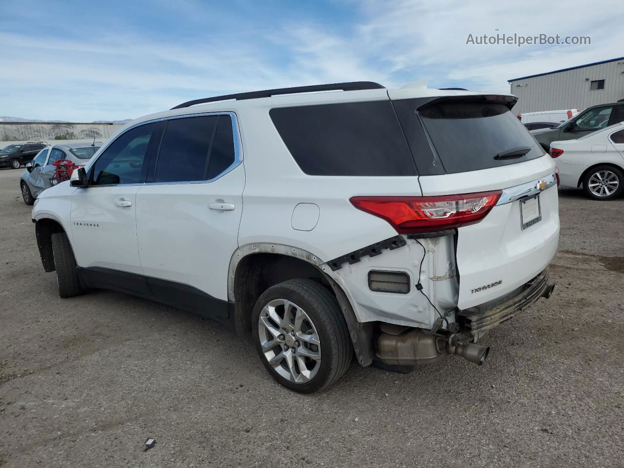 2020 Chevrolet Traverse Lt White vin: 1GNERGKW2LJ319556