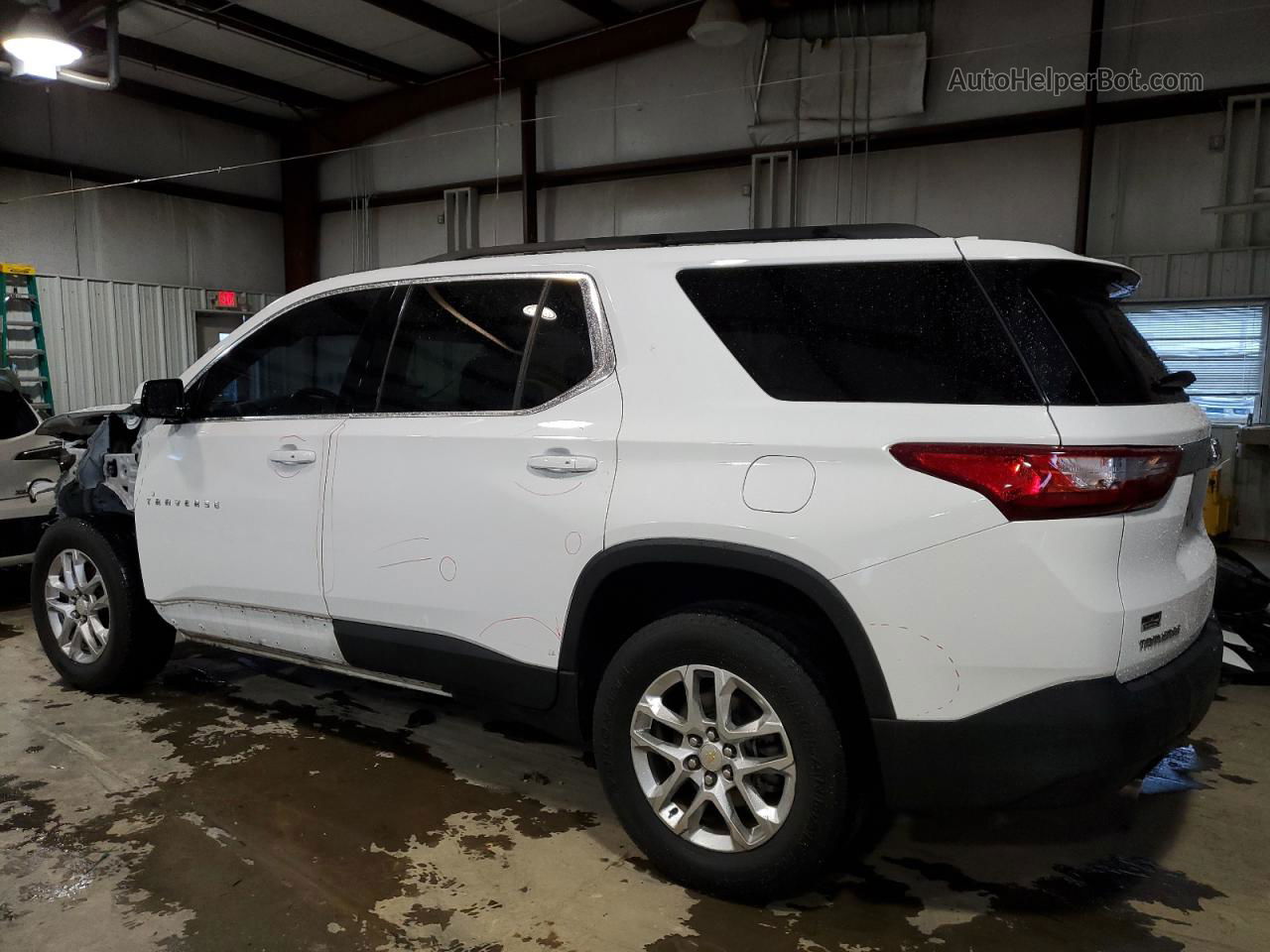 2020 Chevrolet Traverse Lt White vin: 1GNERGKW4LJ201573