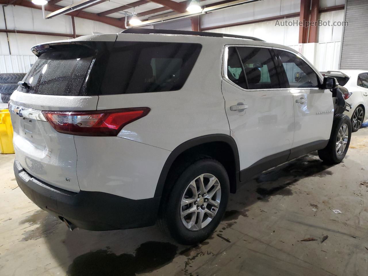 2020 Chevrolet Traverse Lt White vin: 1GNERGKW4LJ201573