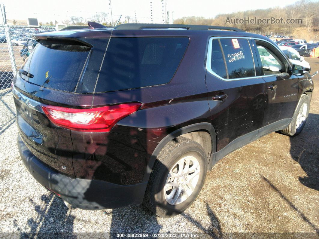 2020 Chevrolet Traverse Fwd Lt Cloth Burgundy vin: 1GNERGKW4LJ324841