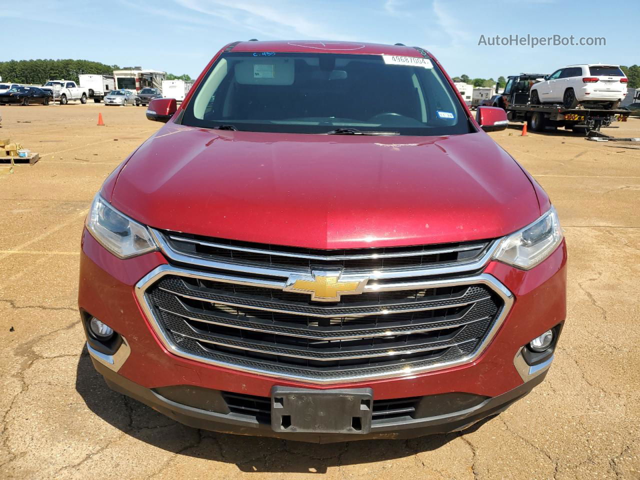 2020 Chevrolet Traverse Lt Red vin: 1GNERGKW4LJ327366