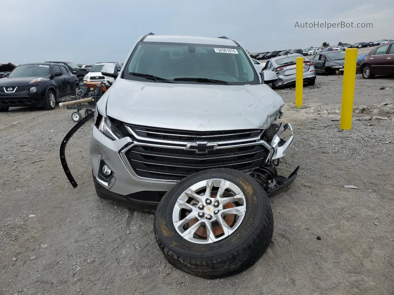 2020 Chevrolet Traverse Lt Silver vin: 1GNERGKW5LJ137222