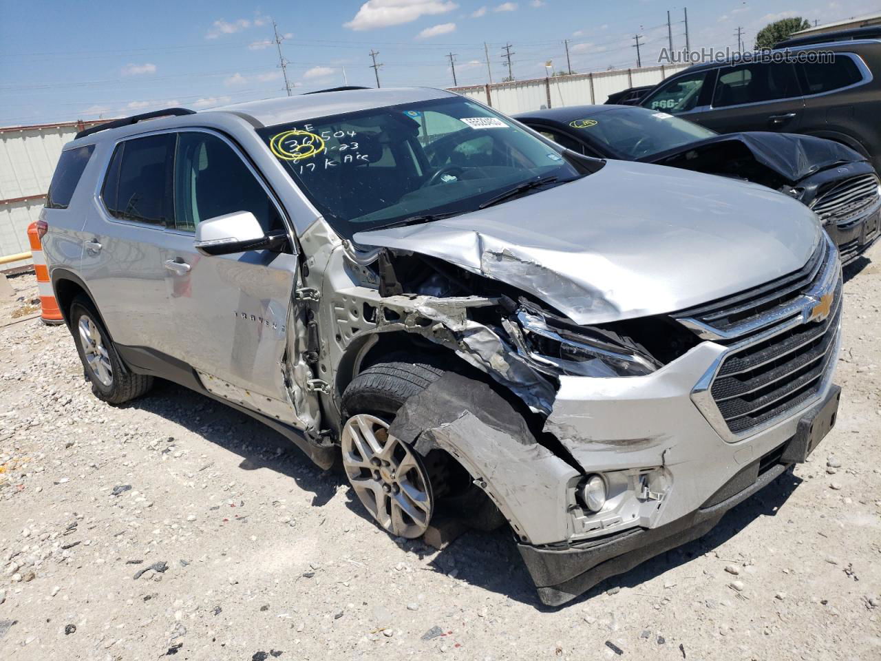 2020 Chevrolet Traverse Lt Серебряный vin: 1GNERGKW5LJ142291