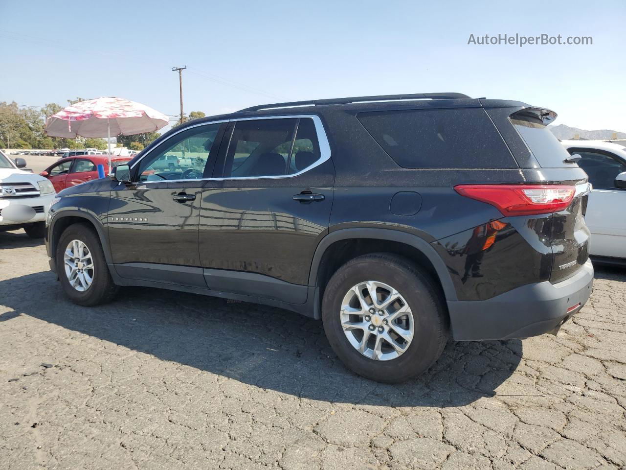 2020 Chevrolet Traverse Lt Черный vin: 1GNERGKW5LJ286620