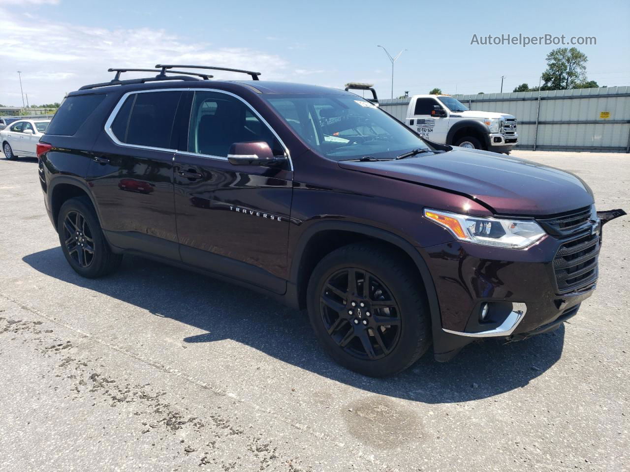 2020 Chevrolet Traverse Lt Purple vin: 1GNERGKW6LJ119988