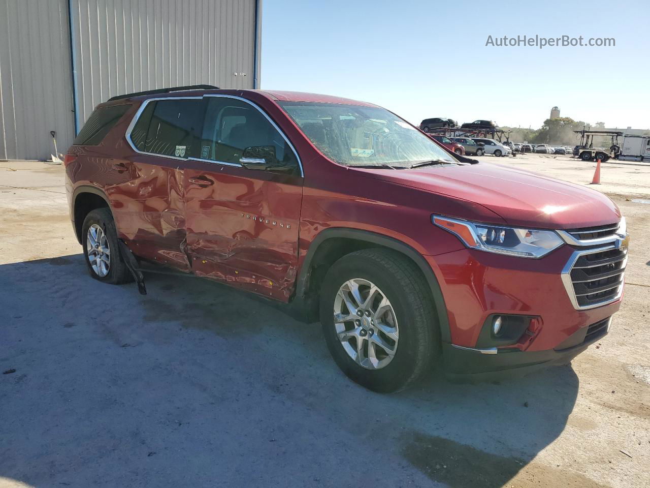 2020 Chevrolet Traverse Lt Red vin: 1GNERGKW6LJ120901