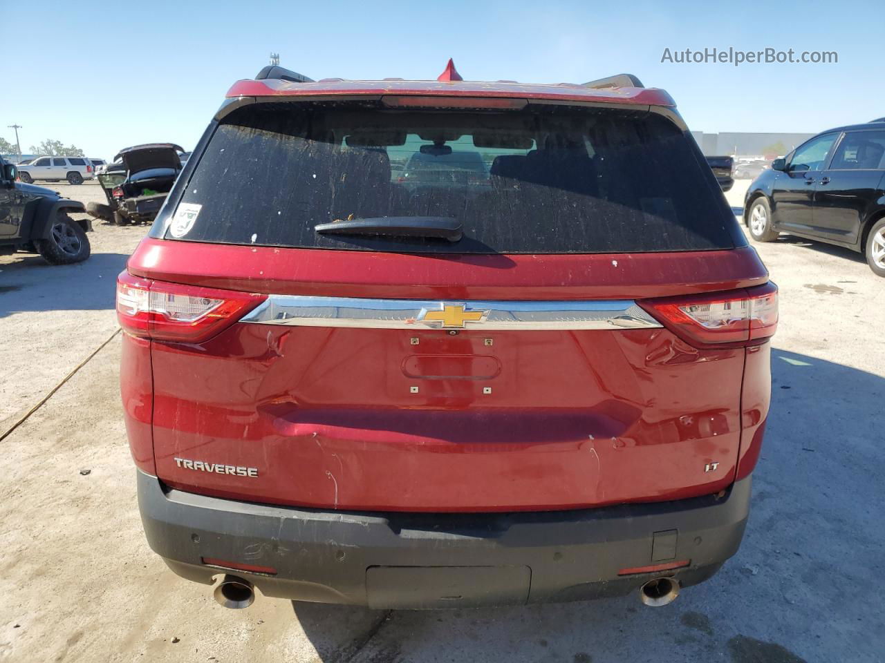 2020 Chevrolet Traverse Lt Red vin: 1GNERGKW6LJ120901