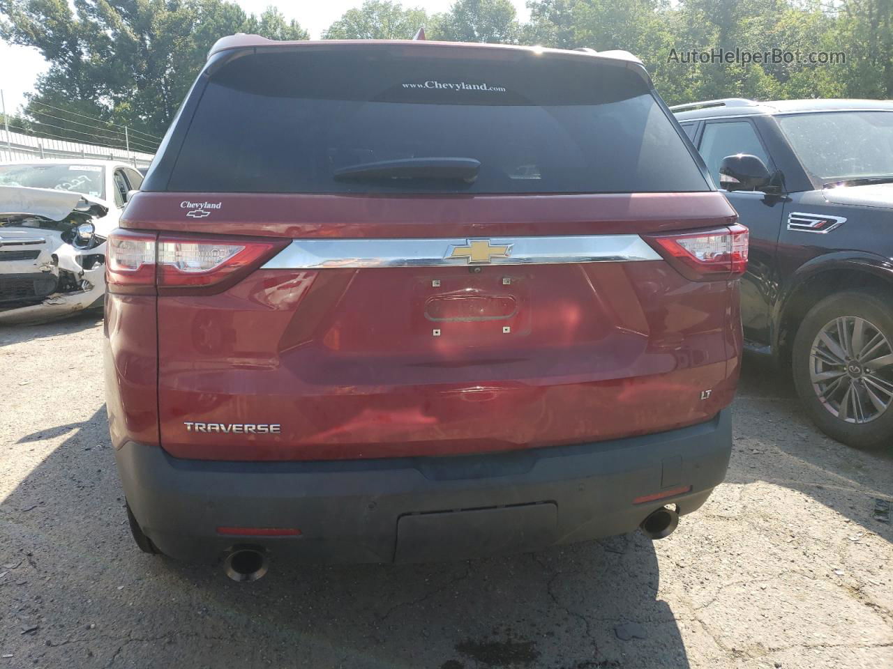 2020 Chevrolet Traverse Lt Red vin: 1GNERGKW7LJ191542