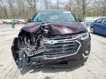 2020 Chevrolet Traverse Lt Maroon vin: 1GNERGKW7LJ227858