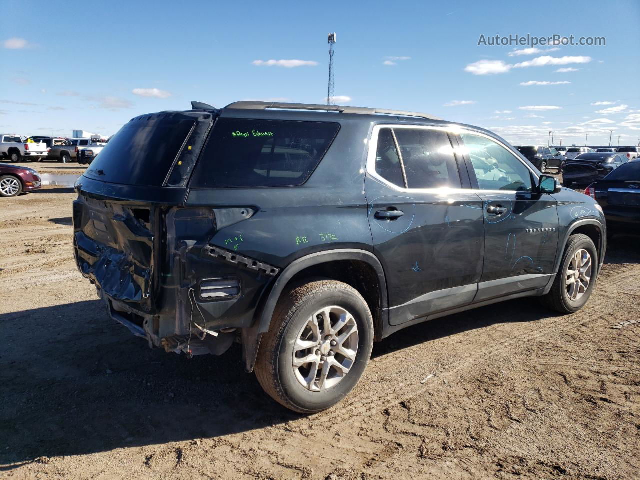 2020 Chevrolet Traverse Lt Charcoal vin: 1GNERGKW8LJ208722