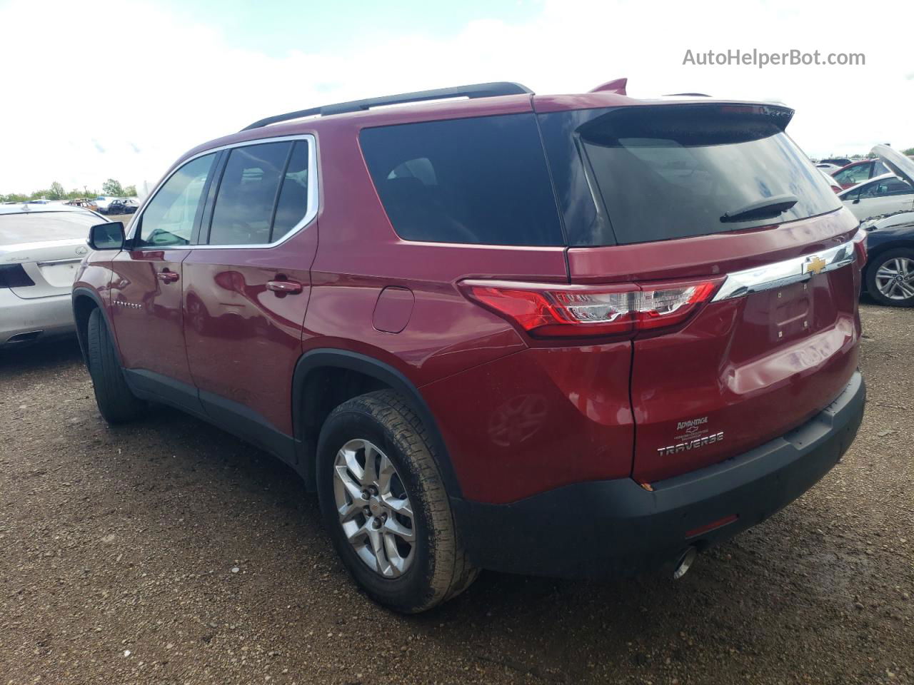 2020 Chevrolet Traverse Lt Red vin: 1GNERGKW9LJ326486