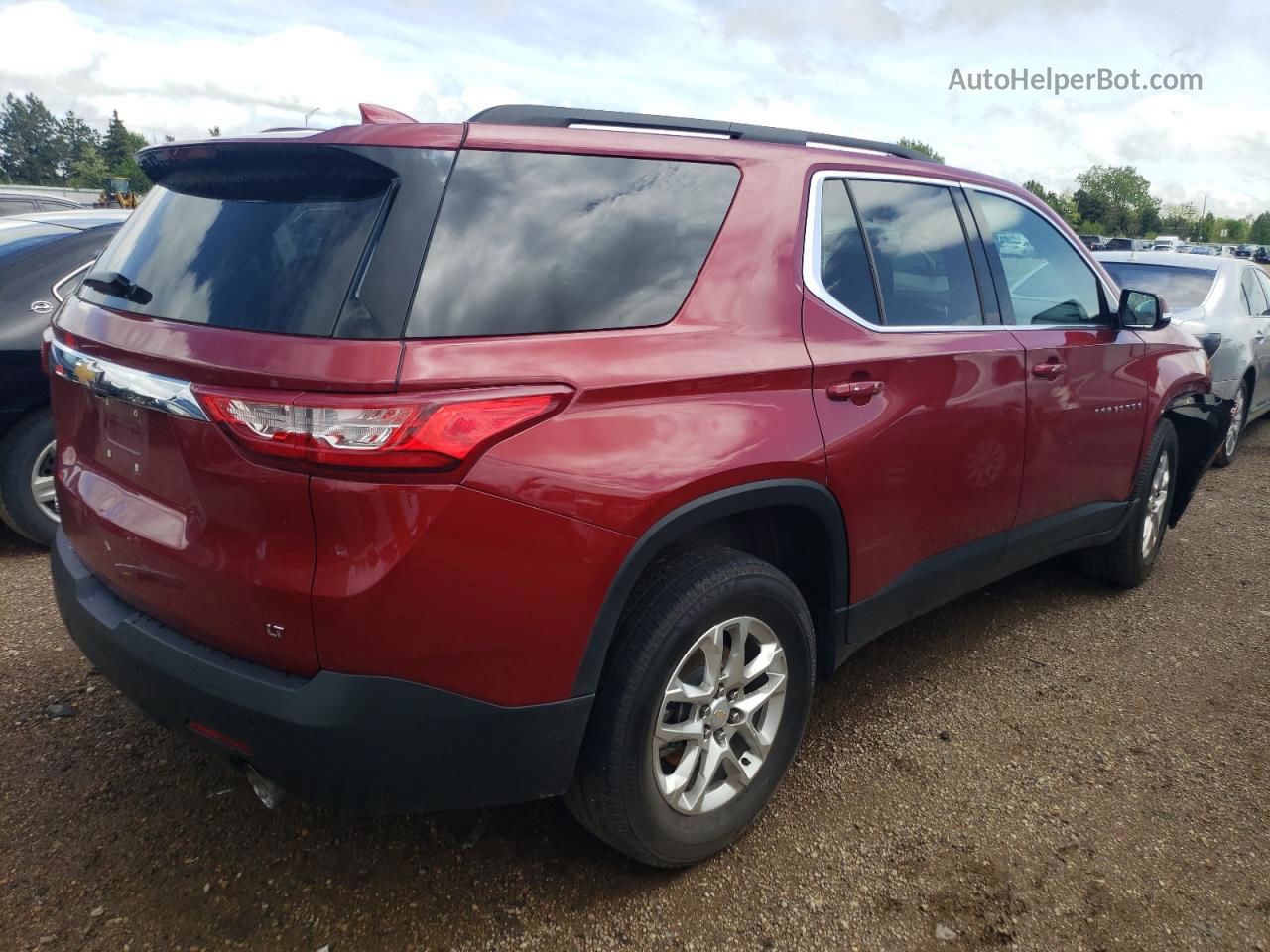 2020 Chevrolet Traverse Lt Red vin: 1GNERGKW9LJ326486