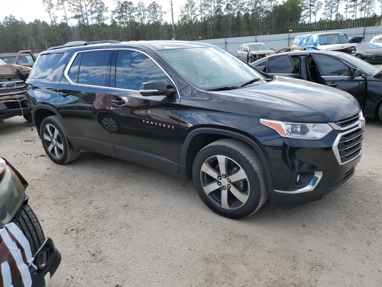 2020 Chevrolet Traverse Lt Black vin: 1GNERHKW4LJ211106