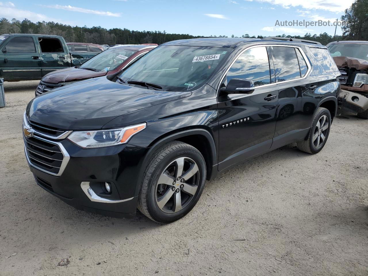 2020 Chevrolet Traverse Lt Black vin: 1GNERHKW4LJ211106