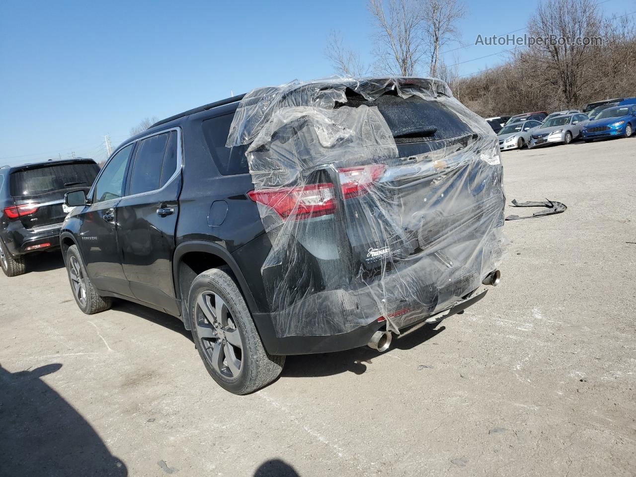 2020 Chevrolet Traverse Lt Серый vin: 1GNERHKW7LJ140483