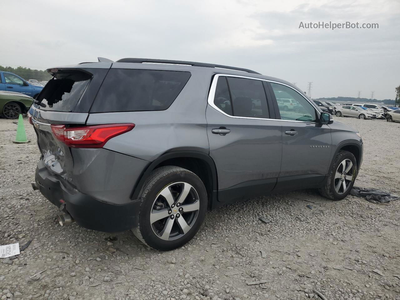 2020 Chevrolet Traverse Lt Серебряный vin: 1GNERHKW7LJ197623