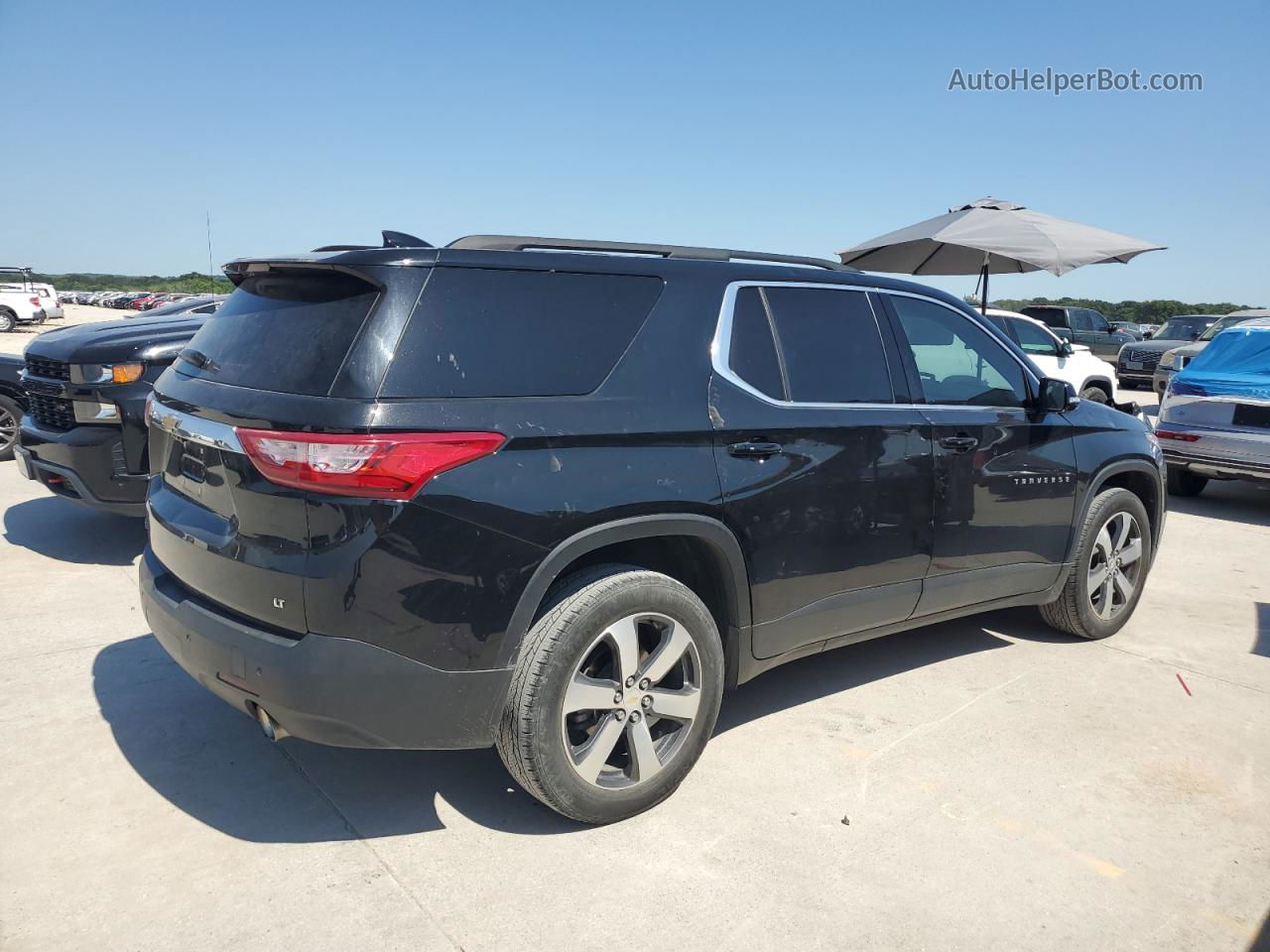 2020 Chevrolet Traverse Lt Black vin: 1GNERHKWXLJ188480