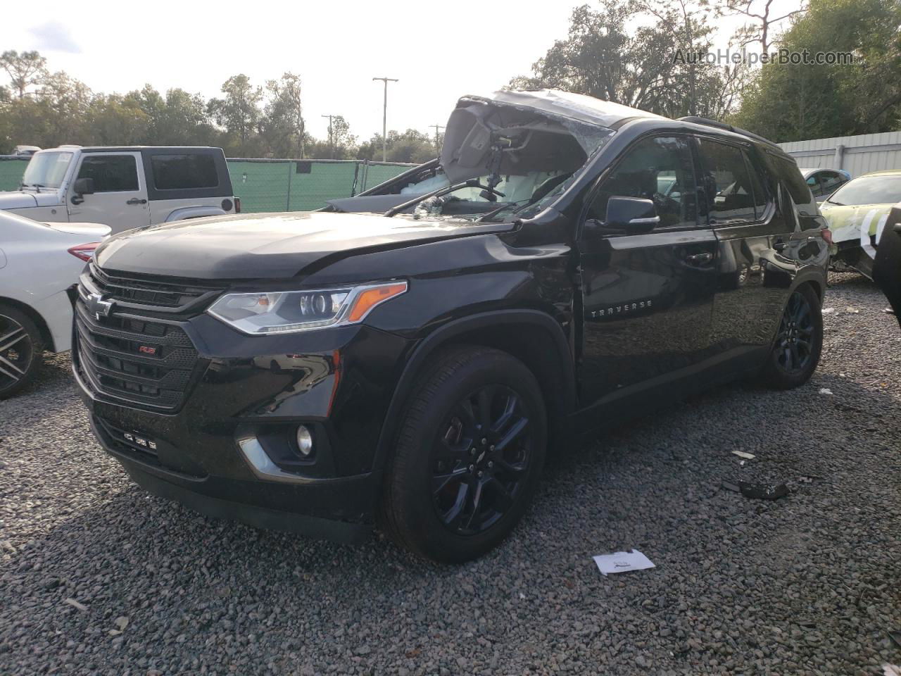 2020 Chevrolet Traverse Rs Black vin: 1GNERJKW0LJ116405