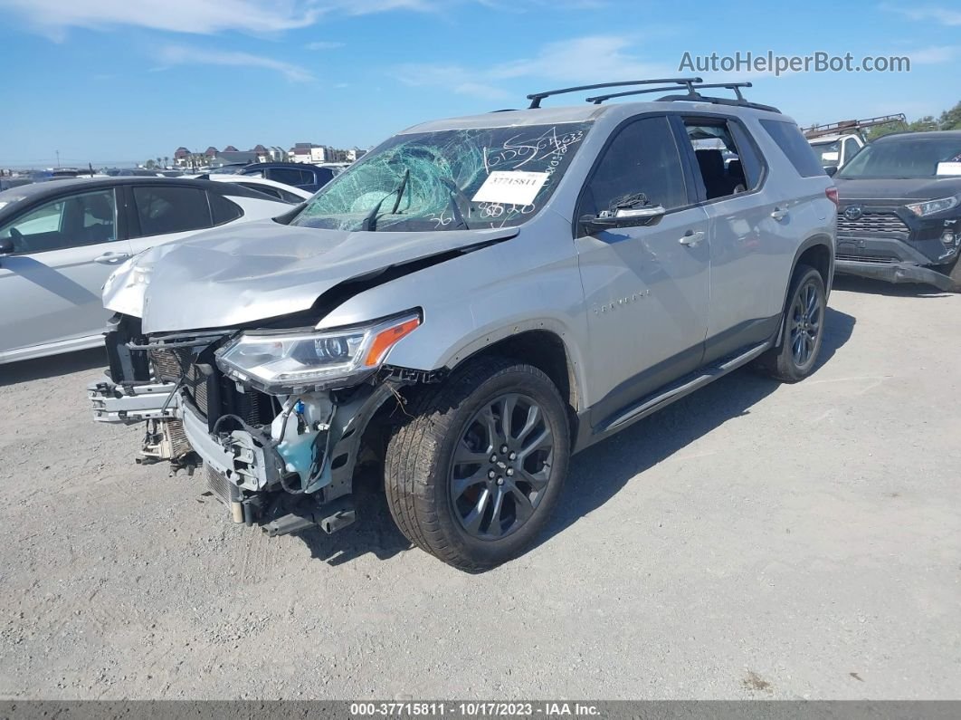 2020 Chevrolet Traverse Fwd Rs Silver vin: 1GNERJKW1LJ268435