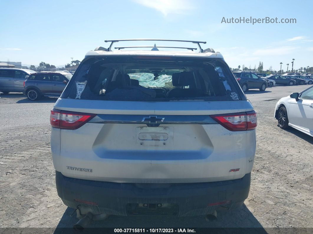 2020 Chevrolet Traverse Fwd Rs Silver vin: 1GNERJKW1LJ268435