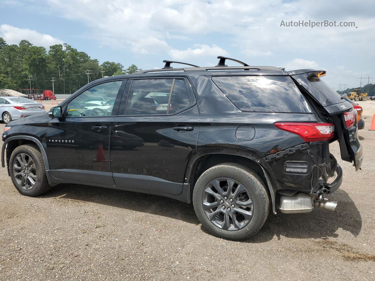 2020 Chevrolet Traverse Rs Черный vin: 1GNERJKW2LJ129284