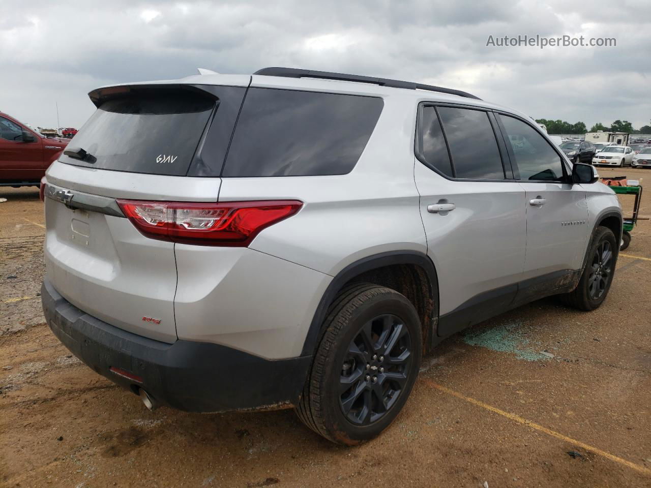 2020 Chevrolet Traverse Rs Silver vin: 1GNERJKW3LJ139340