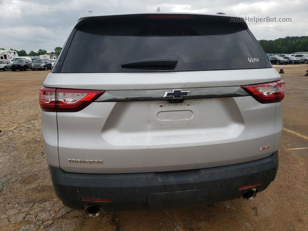 2020 Chevrolet Traverse Rs Silver vin: 1GNERJKW3LJ139340