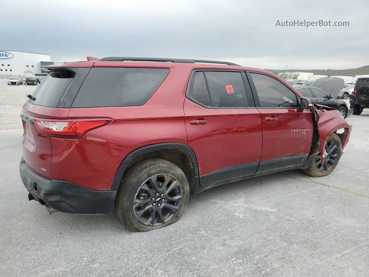 2020 Chevrolet Traverse Rs Red vin: 1GNERJKW3LJ149298