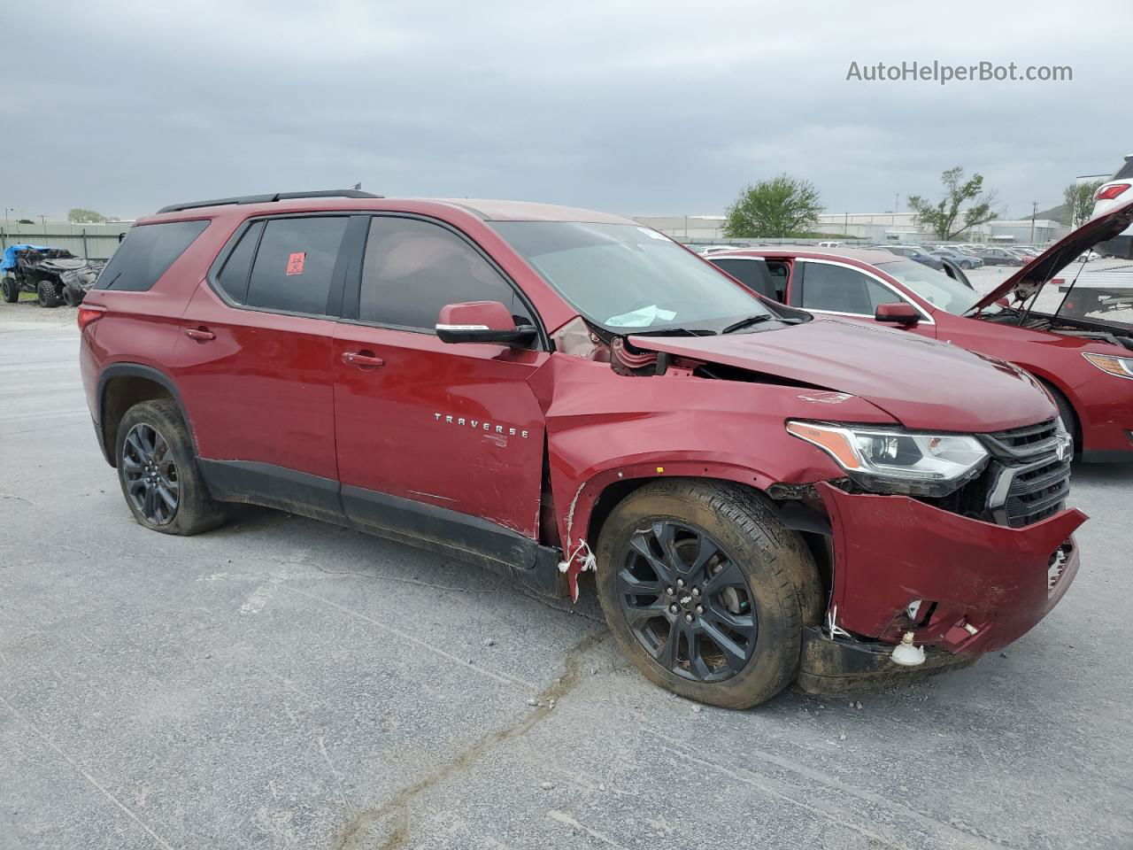 2020 Chevrolet Traverse Rs Red vin: 1GNERJKW3LJ149298