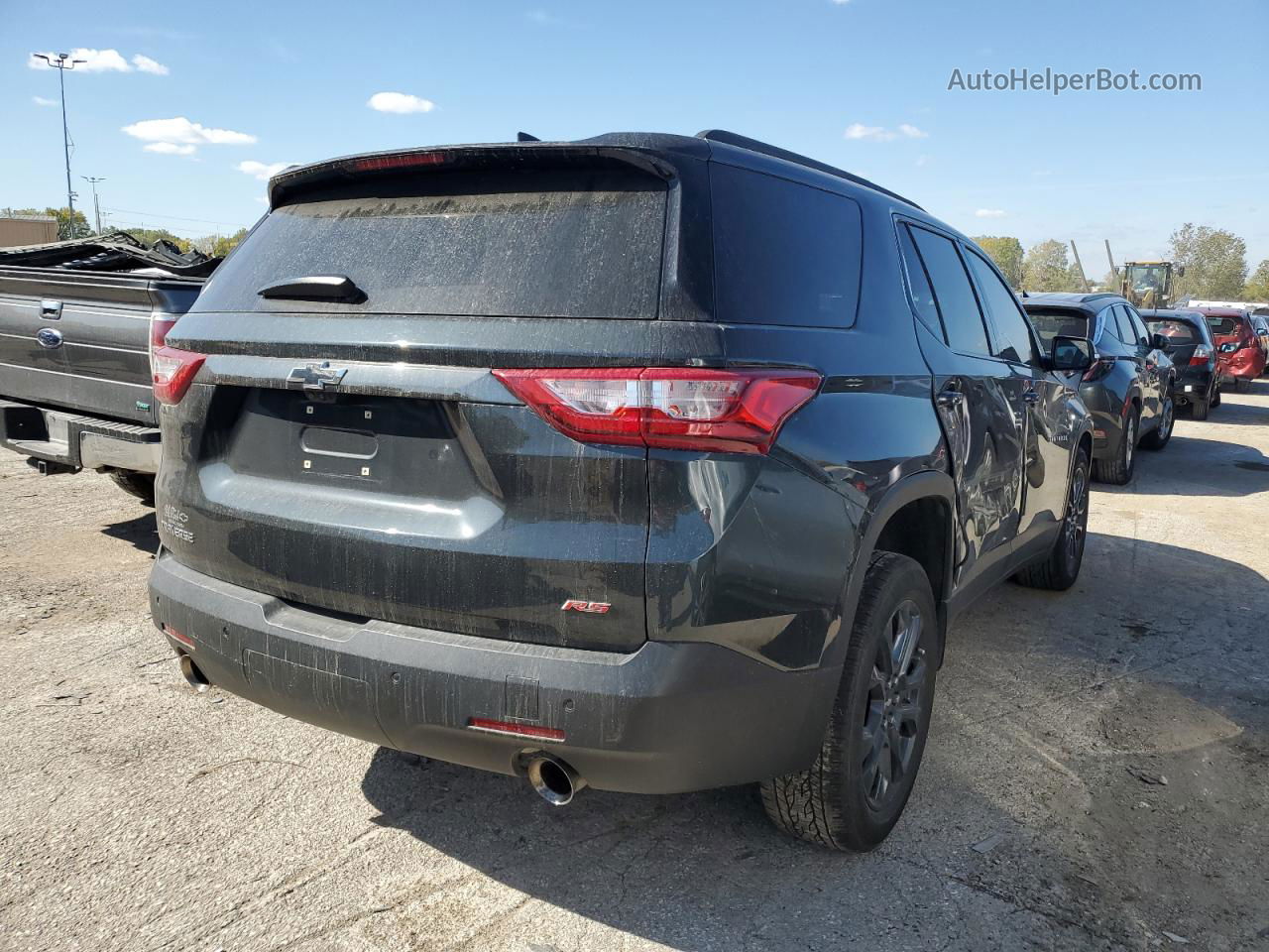 2020 Chevrolet Traverse Rs Черный vin: 1GNERJKW6LJ146718