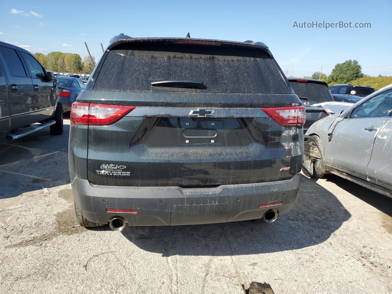 2020 Chevrolet Traverse Rs Черный vin: 1GNERJKW6LJ146718