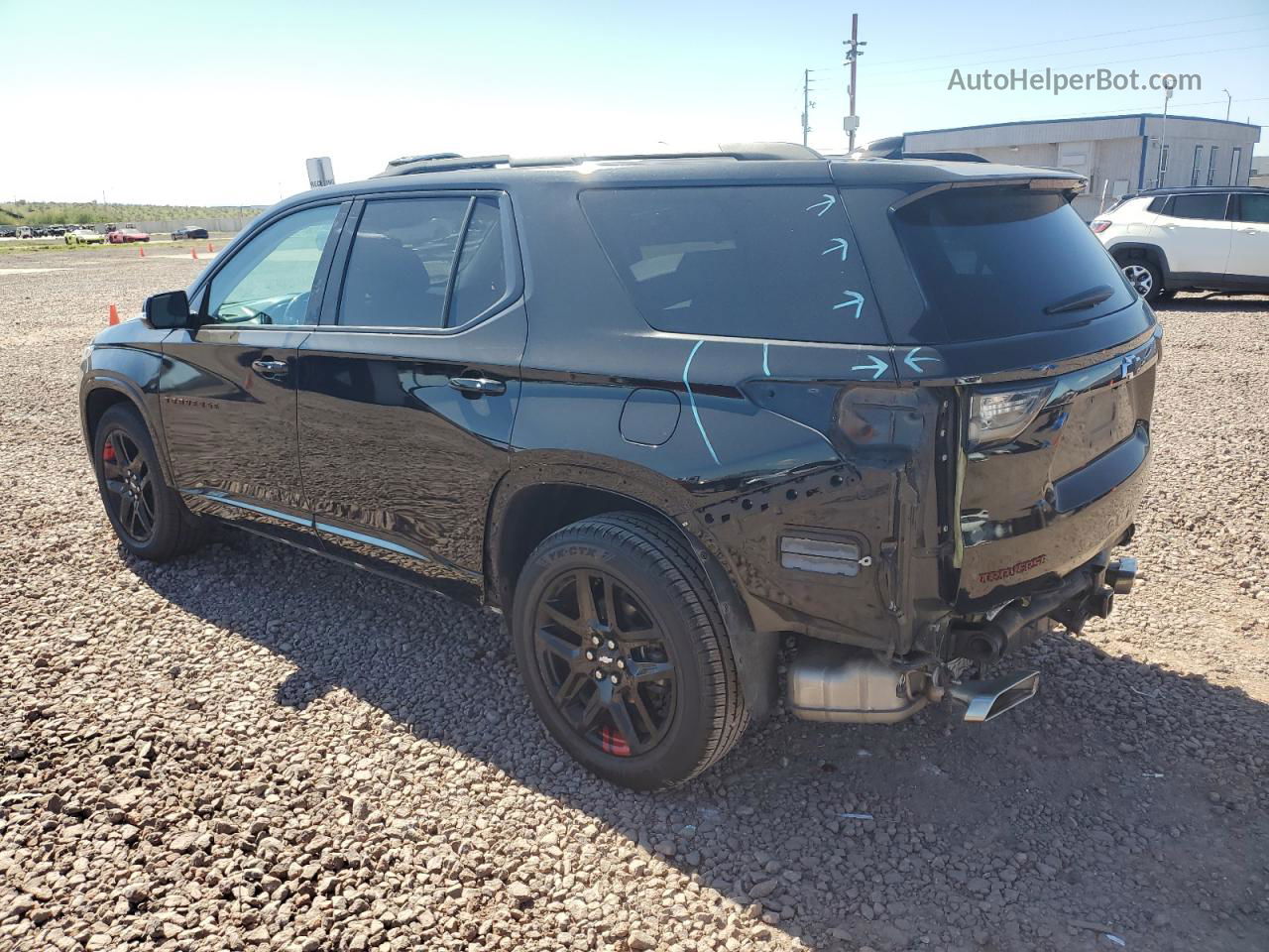 2020 Chevrolet Traverse Premier Черный vin: 1GNERKKW0LJ153993