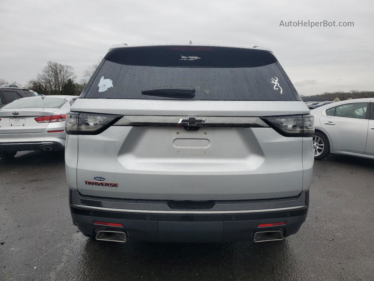 2020 Chevrolet Traverse Premier Silver vin: 1GNERKKW1LJ119948