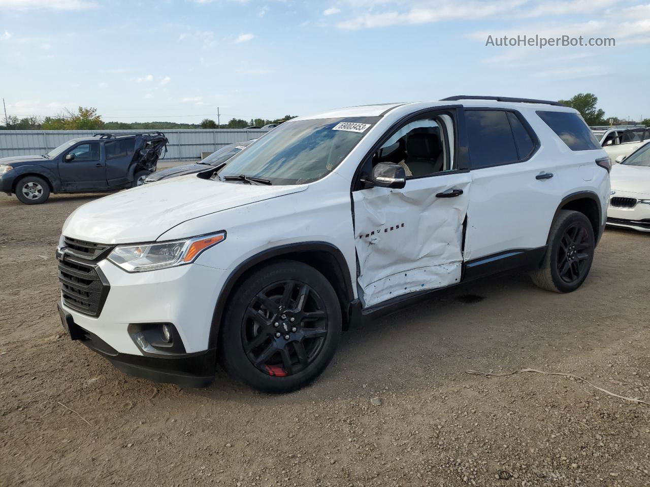 2020 Chevrolet Traverse Premier White vin: 1GNERKKW5LJ138664