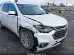 2020 Chevrolet Traverse Fwd Premier White vin: 1GNERKKW5LJ210141