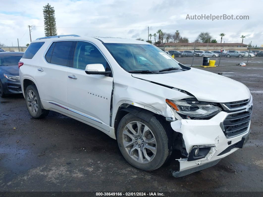 2020 Chevrolet Traverse Fwd Premier White vin: 1GNERKKW5LJ210141