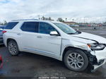 2020 Chevrolet Traverse Fwd Premier White vin: 1GNERKKW5LJ210141