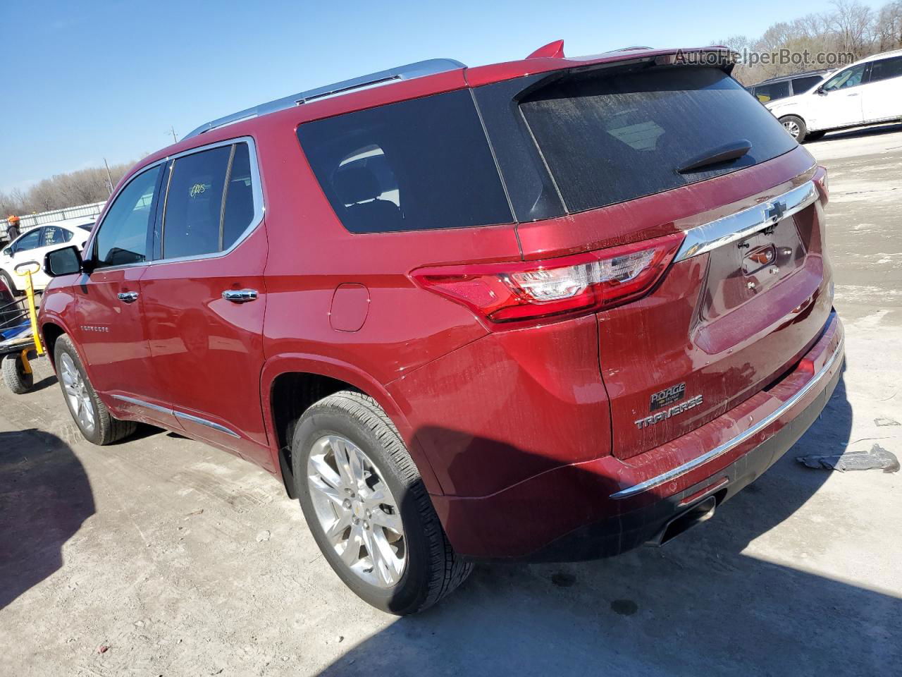 2020 Chevrolet Traverse High Country Red vin: 1GNERNKW9LJ299939