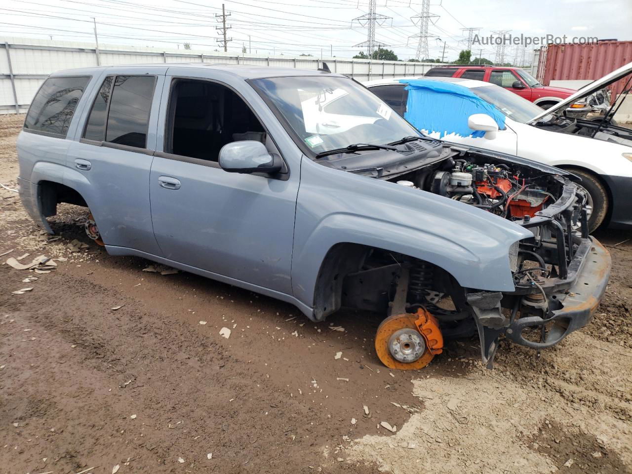 2006 Chevrolet Trailblazer Ss Серый vin: 1GNES13H062286637