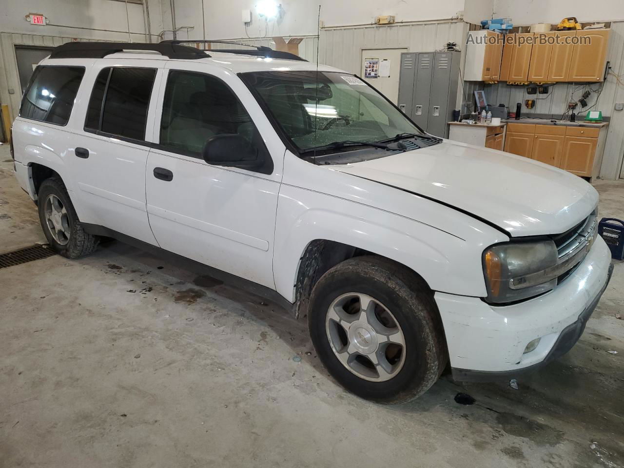 2006 Chevrolet Trailblazer Ext Ls White vin: 1GNES16S666124284