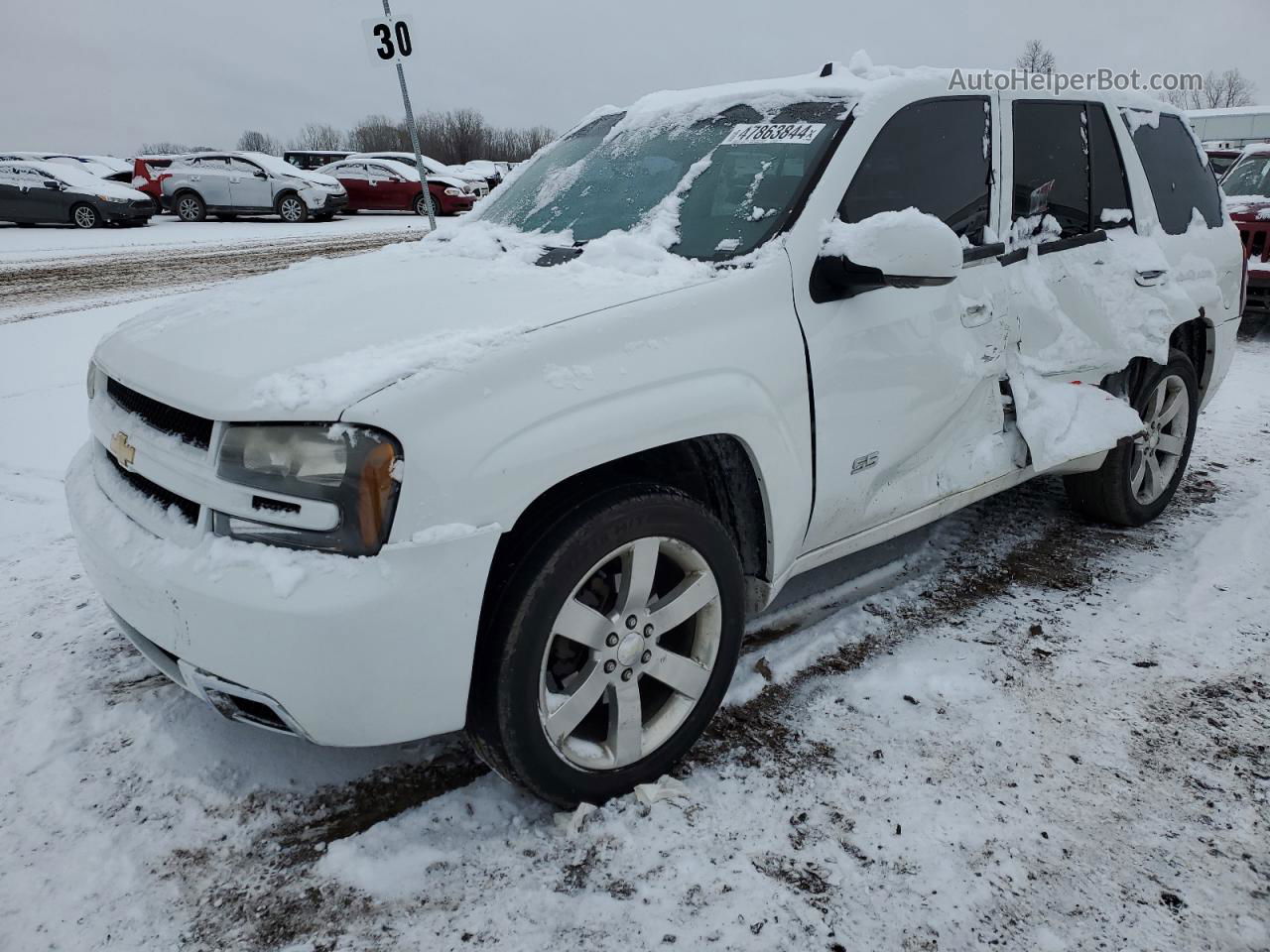 2006 Chevrolet Trailblazer Ss White vin: 1GNET13H162300512