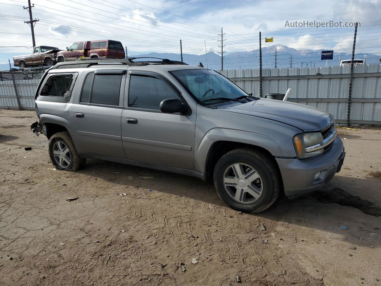 2006 Chevrolet Trailblazer Ext Ls Gray vin: 1GNET16MX66167105