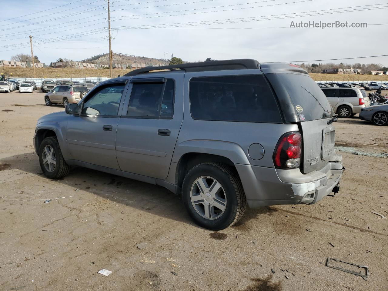 2006 Chevrolet Trailblazer Ext Ls Gray vin: 1GNET16MX66167105