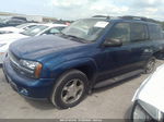 2006 Chevrolet Trailblazer Ls Blue vin: 1GNET16S066104075