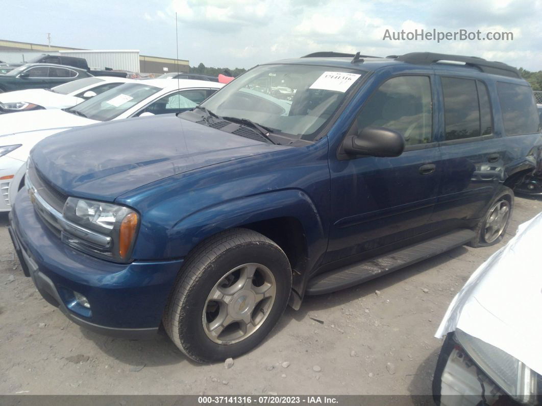 2006 Chevrolet Trailblazer Ls Blue vin: 1GNET16S066104075