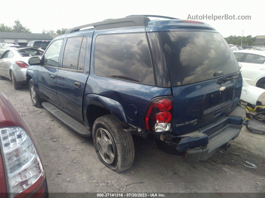 2006 Chevrolet Trailblazer Ls Blue vin: 1GNET16S066104075