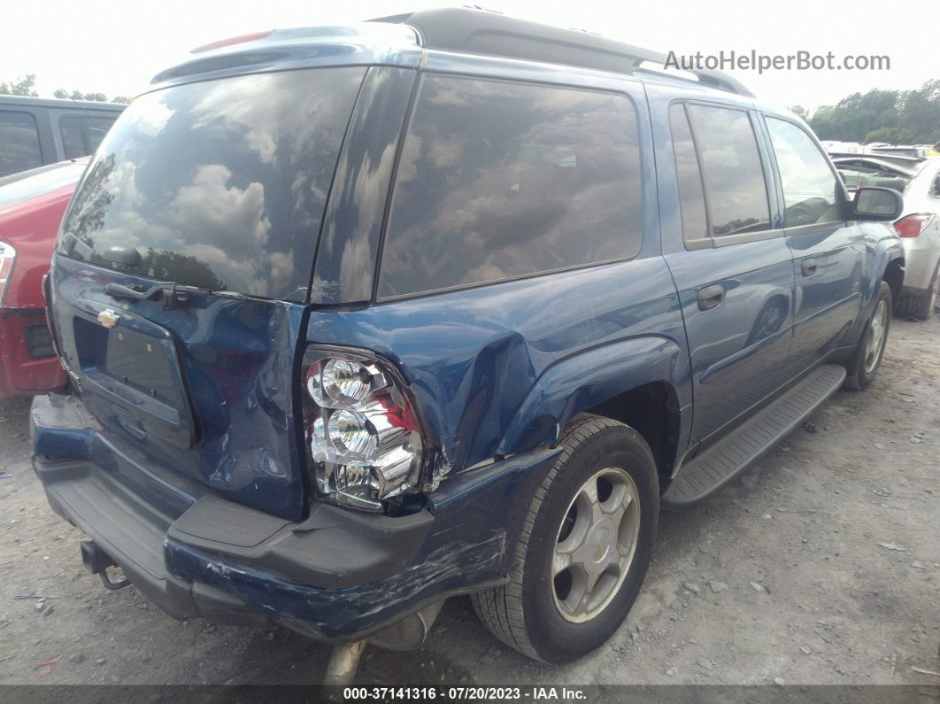 2006 Chevrolet Trailblazer Ls Blue vin: 1GNET16S066104075